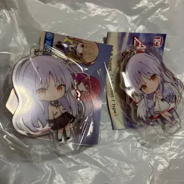 angel beats! 아크릴 키체인 타치바나 카나데 2종 세트