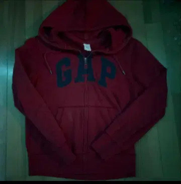 GAP 빨간색 풀 집업 후드티