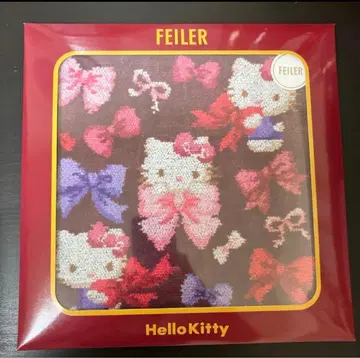 새상품 FEILER 페이러 산리오 콜라보 헬로키티 케이스 포함