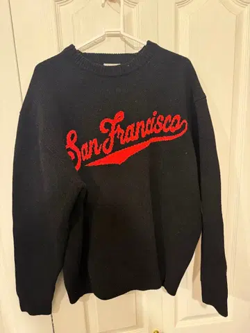 니트 두꺼운 원단 블랙 L 사이즈