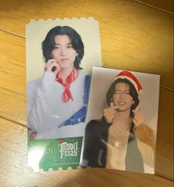BUDDiiS SHOOT 예약 특전 트레이딩 카드 & 픽처 티켓