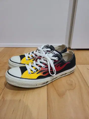 구제 CONVERSE ALL STAR 파이어 패턴 27cm