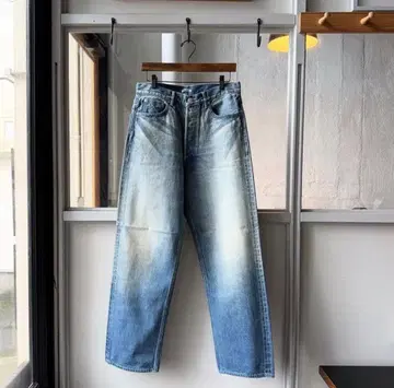 사이즈 32 25AW 셀비지 데님 와이드 팬츠