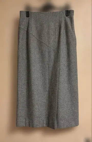 HANAE MORI 40 그레이 롱 스커트 앞 슬릿 한정판 12/26