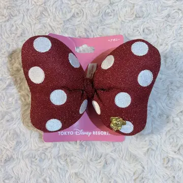 디즈니 미니 리본 머리끈 헤어포니