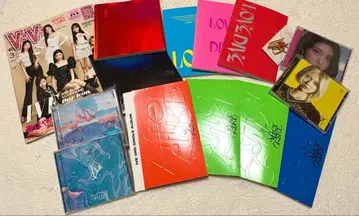 IVE 앨범 잡지 회원 키링 등 묶음 판매