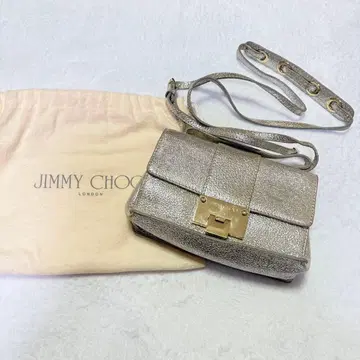 지미추 실버 골드 숄더백