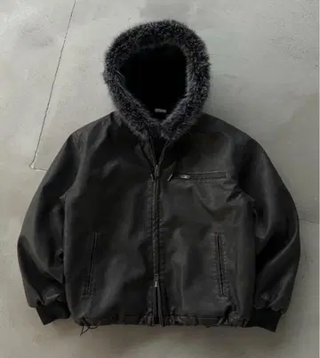 wish for ever 퍼 자켓 블랙 L zozo 품절