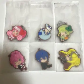 수호캐릭터! 캡슐 러버 마스코트 6종