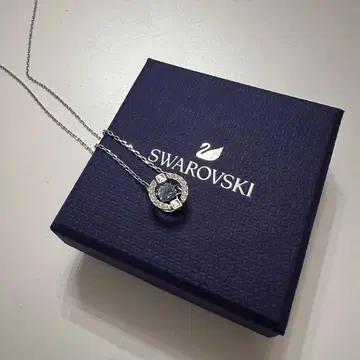 SWAROVSKI 스와로브스키 댄싱스톤 목걸이 블루 파랑