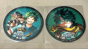 히로아카 원화전 콜라보 카페 코스터 2종 세트 미도리야 이즈쿠