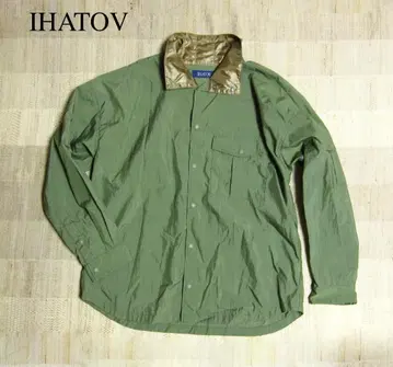 [새상품급] IHATOV 나일론 자켓 올리브 그린