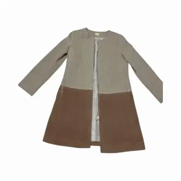 Noble 롱 코트 36 베이지/브라운