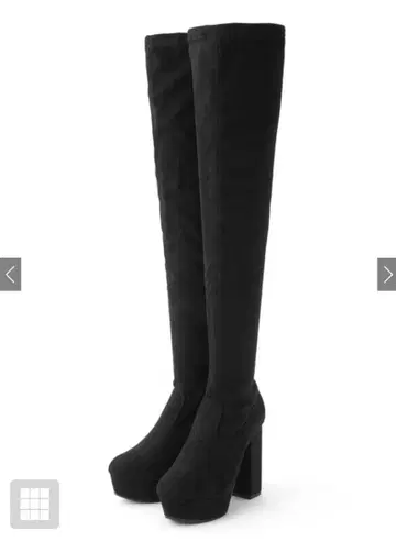 GRL 플랫폼 스웨이드 니하이 부츠 [ci247]