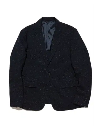 빔즈 홈스펀 라이트 트위드 2B 테일러드 자켓 네이비