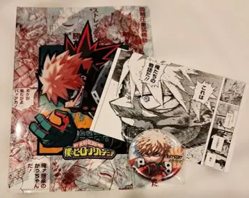 바쿠고 카츠키 클리어 파일 캔뱃지 엽서 나의 히어로 아카데미아 JF