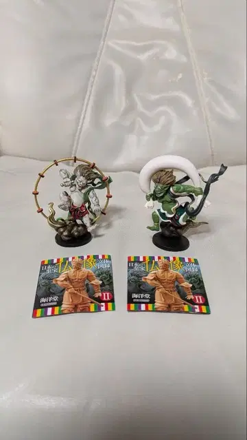 풍신 뇌신 풀 채색 불상 입체 도록 2 해양당 가챠