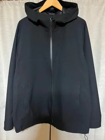 UNIQLO 유니클로 블록테크 후드티 블랙 XL