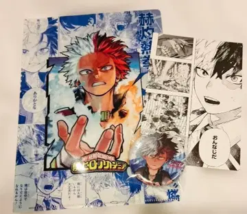 토도로키 쇼토 클리어 파일 캔뱃지 엽서 나의 히어로 아카데미아 JF