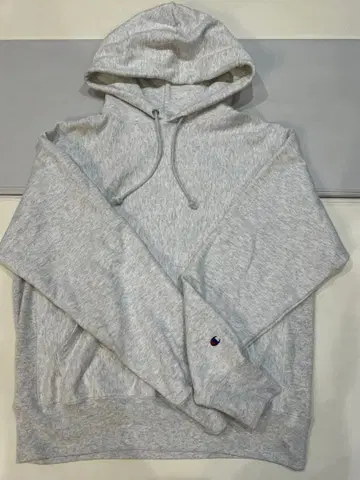 챔피온 리버스 위브 후드티 M 그레이