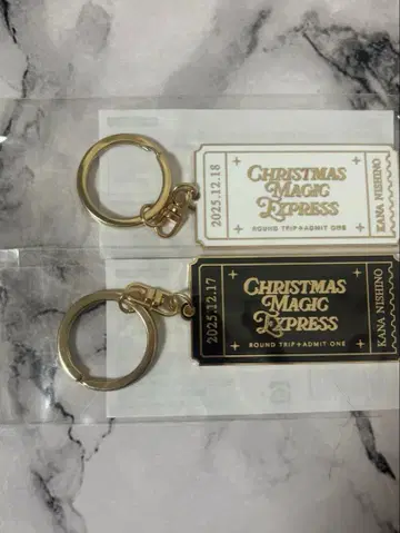 니시노 카나 크리스마스 라이브 티켓 키링 회장 한정 카나얍