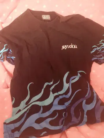 syudou 가속 티셔츠 파랑 블랙 S 사이즈