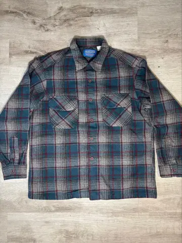 펜들턴 울 보드 체크 셔츠 미국제 남성용