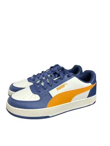 [ 미사용 ] PUMA 푸마 스니커즈 27cm 블루 x 화이트 x 오렌지