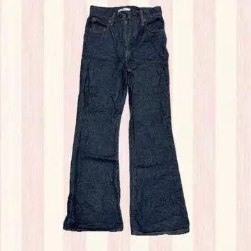 MOUSSY 플레어 다크 데님 25