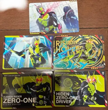 스크래치 카드다스 가면라이더 제로원 제로투 총 5장