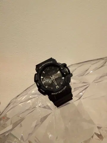 G-SHOCK 아날로그 디지털 손목시계 블랙