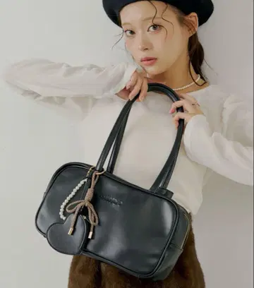 Chico 참 포함 스퀘어 보스턴 백 S 사이즈