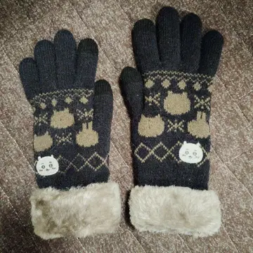 치이카와 스마트폰 대응 장갑 네이비