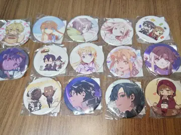 소드 아트 온라인 15주년 기념 온라인 복권 캔 배지 14종 미개봉품