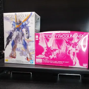 미개봉 새상품 MG V2 건담 Ver.Ka + 빛의 날개 합계 2개 세트
