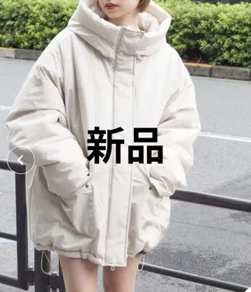 tiptop 충전솜 몬스터 후드 블루종