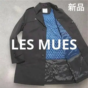 [택 포함 새상품] LES MUES 레미유 트렌치코트 남성용 M 블랙