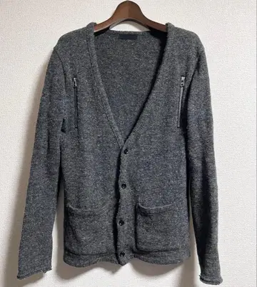 junhashimoto 준하시모토 지퍼 포켓 가디건