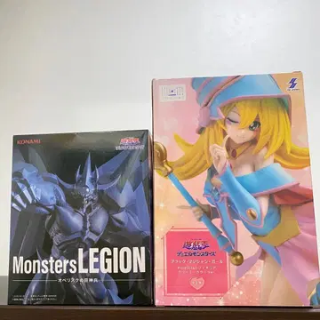 유희왕 피규어 블랙 매지션 걸 & 오벨리스크의 거신병