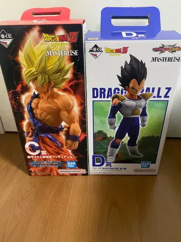 제일복권 드래곤볼 Z MASTERLISE 손오공 베지터 피규어