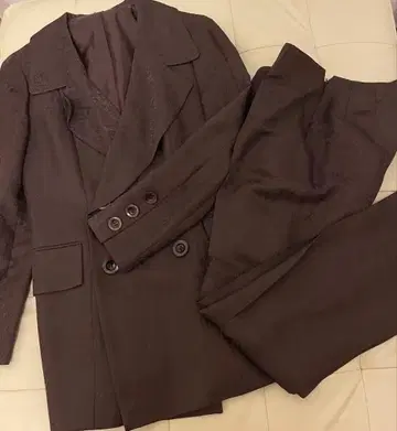 다크 브라운 비즈니스 팬츠 수트