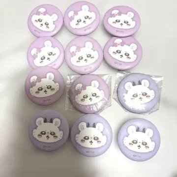 마법소녀 치이카와 얼굴 매트 캔뱃지 세트