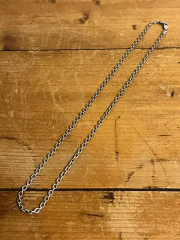 실버 체인 목걸이 약 45cm