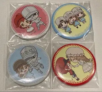 가샤폰 복권 일하는 세포 아소토 캔뱃지 4개 세트