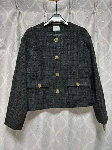 dinos So close 노카라 자켓 블랙