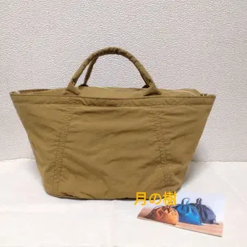 미사용 츠카노마 tejika 데지카 가로 토트백 코튼 나일론