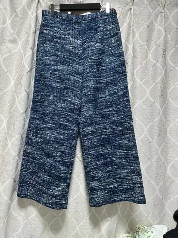 dinos 트위드 와이드 팬츠 스트레이트 실루엣