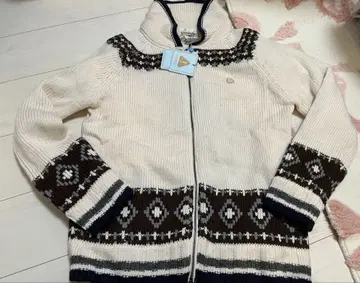 coyseio풍 니트 카우친 자켓