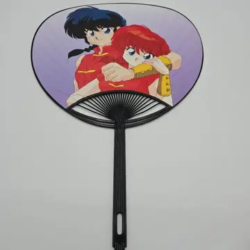 란마 1/2 구판 애니메이션 당시 물건 부채 사오토메 란마 사오토메 란마