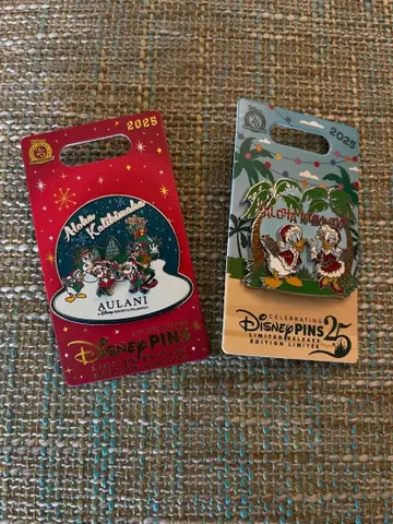 디즈니 AULANI 2025 한정 핀 배지 세트